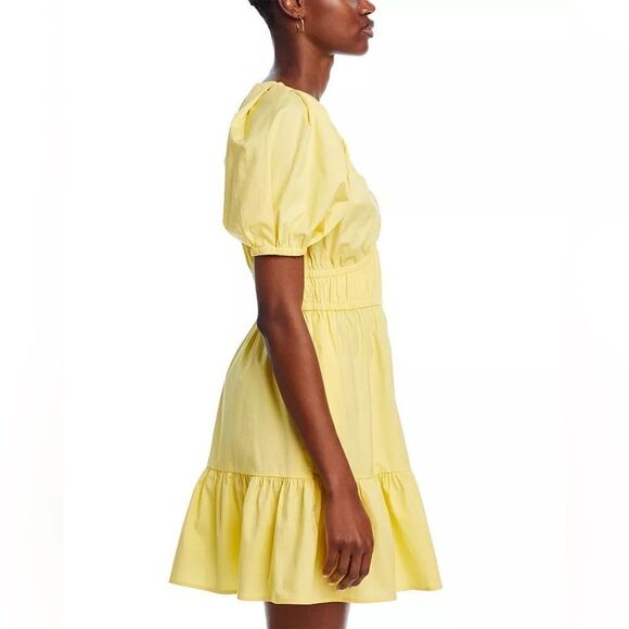 VINEYARD VINES POPLIN V NECK MINI DRESS Size Small - Picture 3 of 4